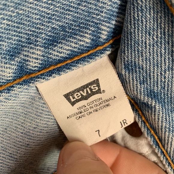 LEVI’S Vintage Hi-Rise Denim Jean Shorts 478 - Picture 6 of 7